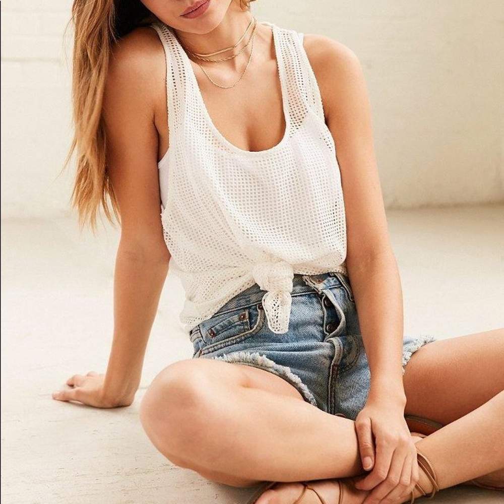 Mesh Racerback Tank Top - Picture 4 of 4